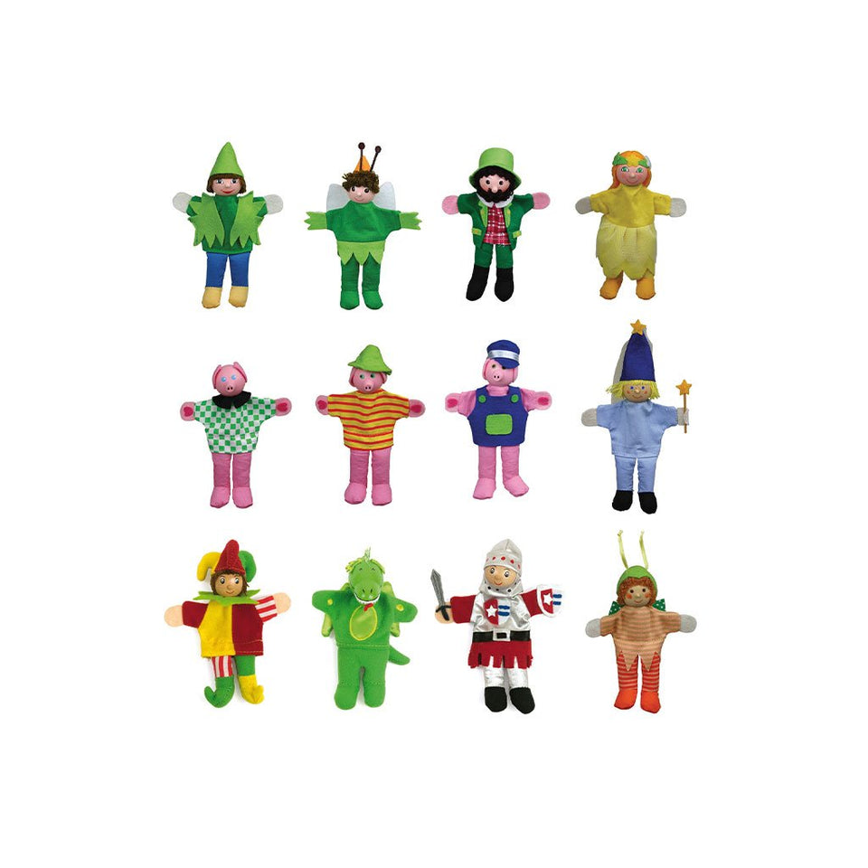 Marionetas de dedo -12 personajes